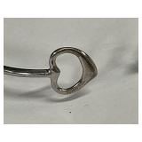 Tiffany & Co Sterling Silver Open Cuff Bracelet wi
