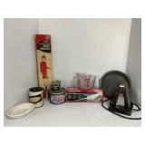 Antique Toaster and Vintage Kitchen Items Lot