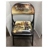 WWE Armageddon 2007 Folding Chair with Graphics