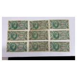 Currency (9) #641 10 Cents Military Payment