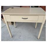 Beige 36x21 Single Drawer Desk