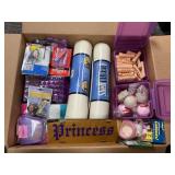 Box Lot with Household Items and Accessories