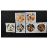 (20) UNC Cents & Dimes: (6) Roosevelt Dimes