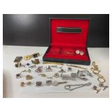 Men's Cufflinks, Tie Clips, and Accessories