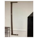 Large Two-Man Crosscut Logging Saw with Wood Handl