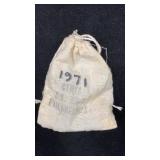 1971 Souvenir Mint Bag w/ UNC Lincoln Cents from