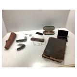 Pocket Tools, Glasses, and a Book