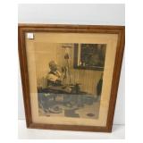 Framed Print 'The Old Master,' 22x26