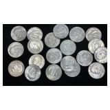 (20) Assorted Dates Eisenhower Clad Dollars