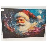Canvas Print of Santa Claus Portrait