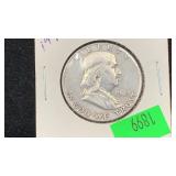 1949 Silver Franklin Half Dollar