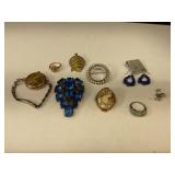 Jewelry Collection with Gold and Costume Pieces