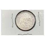 1907 Peru Silver One Dinero World / Foreign Coin