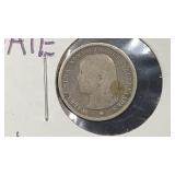 Key Date 1895 Netherlands Silver Ten Cents World