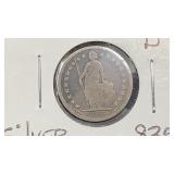 Key Date 1878-B Switzerland Silver 1/2 Franc