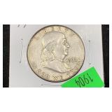 1962 Silver Franklin Half Dollar