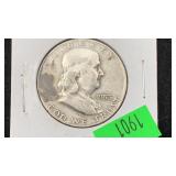 1953-D Silver Franklin Half Dollar