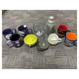 Mugs, Bowl, Cookie Cutters, and Cocktail Shaker