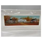 P. Buckley Moss Signed Print, Edinburgh Mill #99/2