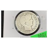 1904 Silver Barber Quarter