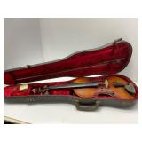 Violin with Bow and Vintage Case