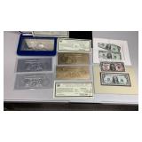 Mix Currency: Signed $1 & $5 Notes , 1935 $1