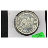 1986 Liberty 1 Troy Oz .999 Silver Round