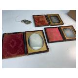 Daguerreotype Cases and Pendant