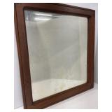 23x26 Wood Framed Wall Mirror