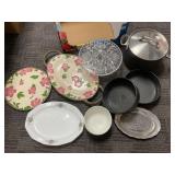 Kitchenware Including Platters and Bakeware