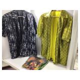 Two Printed Shirts and Jimi Hendrix T-Shirt