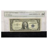 Cert.Currency 1935-F *Star* $1 Silver Certificate