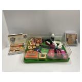Rubber Stamps, Ink Pads, and First Day Cover
