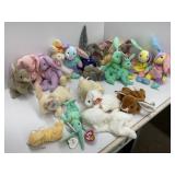 20 TY Beanie Baby Bunny Plush Toys