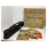 Marx 1960s Whistle Train with Box and Magazines