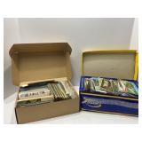 Vintage Postcards in Two Boxes