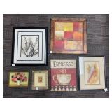 Collection of Framed Artwork