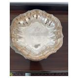 Chippendale Silver Plate Serving Bowl