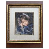 Signed Framed Pastel Ramon Kelley