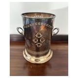 Silver Plate Wine Caddy
