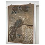 Antique Asian Silkwork Embroidered Panel