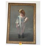 Framed Signed Painting Thomas Buechner