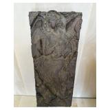 Bronze Angel Wall Sculpture Relief A. Favilli