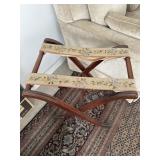 Needlepoint Luggage Rack