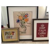 Framed Needlepoint