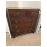 Antique Solid Wood Chest of Drawers