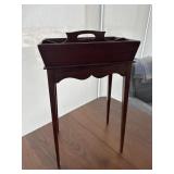 Mahogany Box on Stand