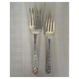 Kirk & Son Sterling Silver Repousse Flower Berry