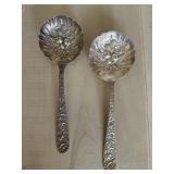 Kirk & Son Sterling Silver Repousse Flower Berry