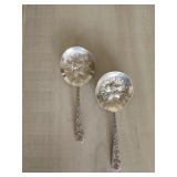 Kirk & Son Sterling Silver Repousse Flower Berry